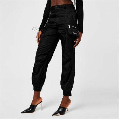 OFF WHITE Off Rnd Crgo Pant Ld33 Women Black 1001  for sale