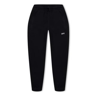 OFF WHITE Off Stamp Joggers Jn00 Kids Black 1001  for sale