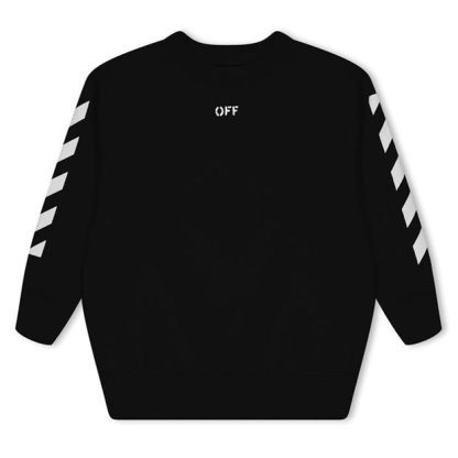 OFF WHITE Off Stamp Sweat Jn34 Kids Black 1001  for sale