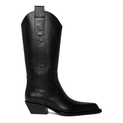 OFF WHITE Off Texan Boot Ld34 Women Black Black  for sale