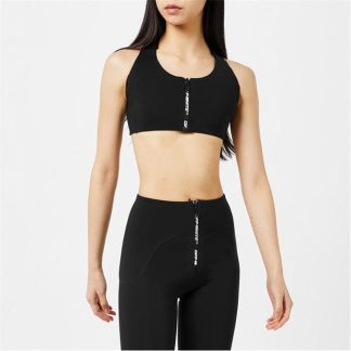 OFF WHITE Off Zip Logo Bra Ld32 Women Black 1000  for sale