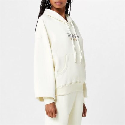 OFF WHITE On The Go Moon Hoodie Women Beige 6161  for sale