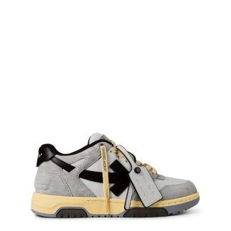 OFF WHITE Out Of Office Suede Trainers Men Suede L Grey  for sale