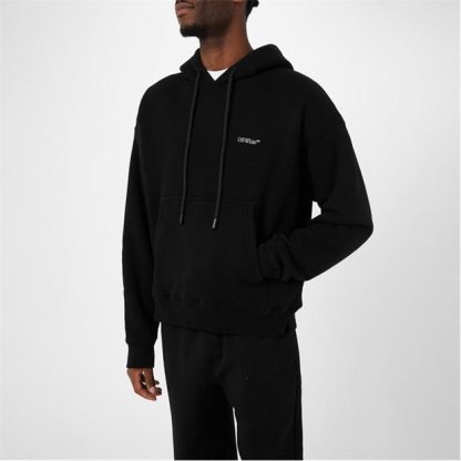 OFF WHITE Scratch Arrow Hoodie Men Black  for sale