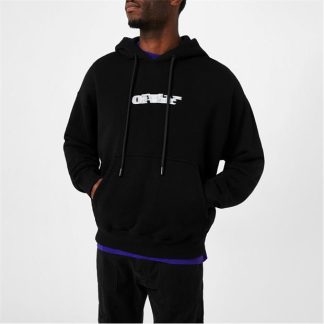 OFF WHITE Sliding Book Hoodie Men Black  for sale