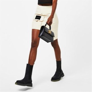 OFF WHITE Toybox Pocket Mini Skirt Women Sand 1700  for sale