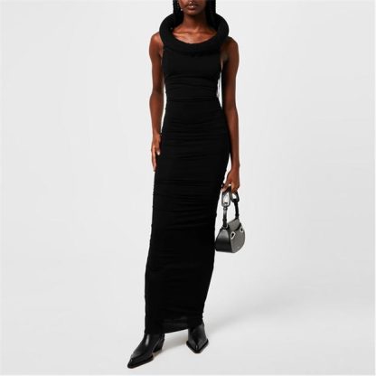 OFF WHITE Tube Long Dress Women Black  for sale