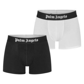 PALM ANGELS 2 Pack Boxers Unisex Blk/Wht 8484  for sale