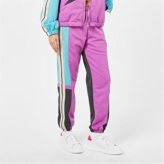 PALM ANGELS '80s Colourblock Jogging Bottoms Women Prpl/Mlti 3784  for sale