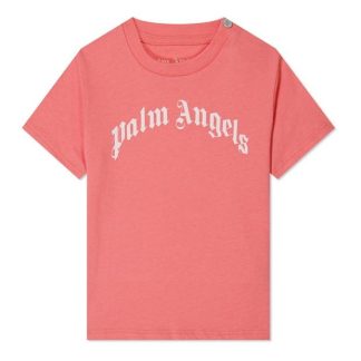 PALM ANGELS Babies Classic Logo T Shirt Kids Coral 2601  for sale