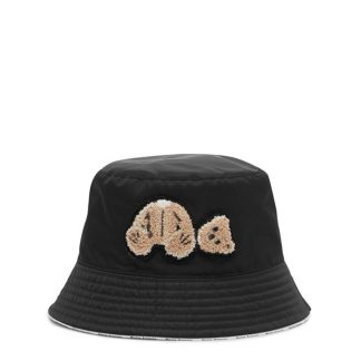 PALM ANGELS Bear Bucket Hat Women Black 1060  for sale