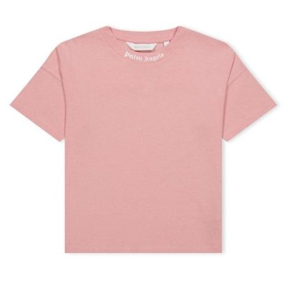 PALM ANGELS Children'S Classic T Shirt Kids Regular Fit T-Shirts Pale Pink 3001 for sale