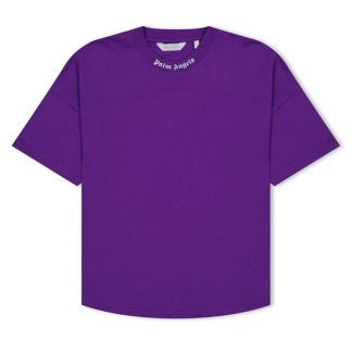 PALM ANGELS Children'S Classic T Shirt Kids Regular Fit T-Shirts Purple 3701 for sale