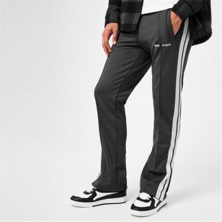 PALM ANGELS Classic Track Pants Men Grey White  for sale