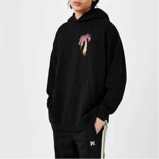 PALM ANGELS I Love Pa Hoodie Men Blk/Red  for sale