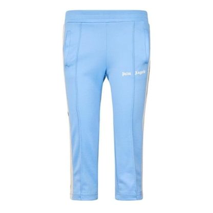 PALM ANGELS Junior Classic Tracksuit Bottoms Kids Open Hem Woven Tracksuit Bottoms Pale Blue 4003 for sale