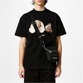 PALM ANGELS Kill Bear T Shirt Men Black 1060  for sale