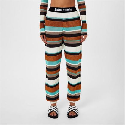 PALM ANGELS Knit Logo Trousers Women Multiclr 8410  for sale