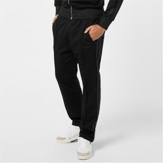 PALM ANGELS Leopard Track Pants Men Black 1001  for sale