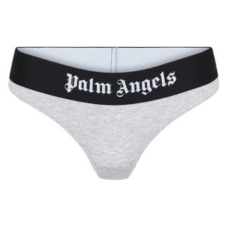 PALM ANGELS Logo Brazilian Thong Women Grey 0510  for sale