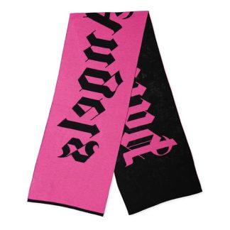 PALM ANGELS Logo Jacquard Scarf Women Scarves Black Fus 1032 for sale