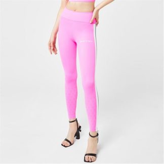 PALM ANGELS Logo Leggings Women Leggings Pink 3201 for sale