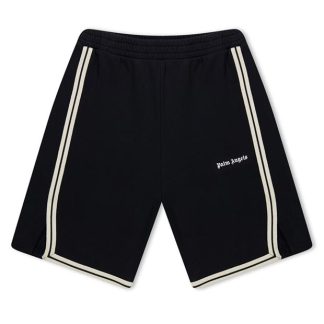 PALM ANGELS Logo Sweatshorts Juniors Kids Black 11001  for sale