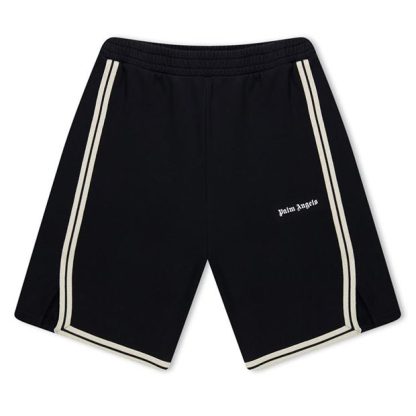 PALM ANGELS Logo Sweatshorts Juniors Kids Black 11001  for sale