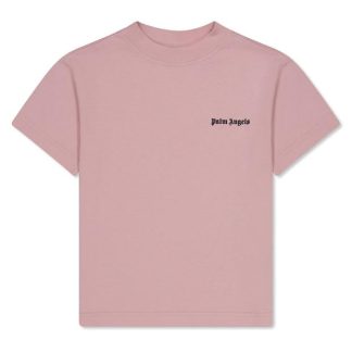 PALM ANGELS Logo T-Shirt Juniors Kids Regular Fit T-Shirts Rose 3410 for sale