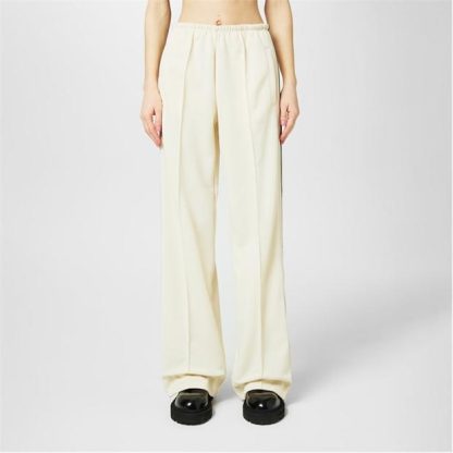 PALM ANGELS Loose Fit Track Pants Women Poly Tracksuits Butter 0403 for sale