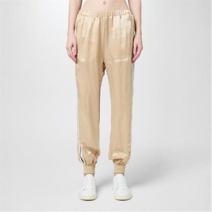 PALM ANGELS Luxury Track Pants Women Beige 6161  for sale