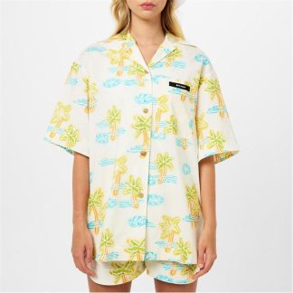 PALM ANGELS Neon Graphic Shirt Women Multi 0384  for sale