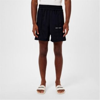 PALM ANGELS New Classic Track Shorts Men Woven Shorts Black/White for sale