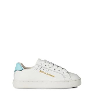 PALM ANGELS One Low Sneakers Kids Slip On Trainers White Blue 0142 for sale