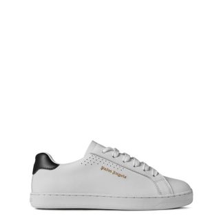 PALM ANGELS One Low Sneakers Kids Slip On Trainers Wht/Blk 0110 for sale