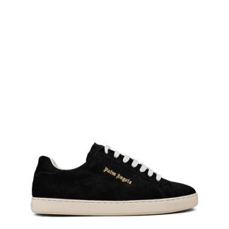 PALM ANGELS One Suede Sneakers Men Low Trainers Black/Black for sale