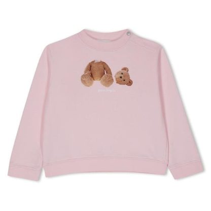 PALM ANGELS Palm Bear Crew In32 Kids Salmon 3360  for sale