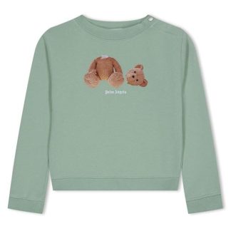 PALM ANGELS Palm Bear Sweat In34 Kids Sage 5360  for sale