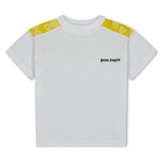 PALM ANGELS Palm Bear Tee Jn34 Kids Wht/Blk 0110  for sale