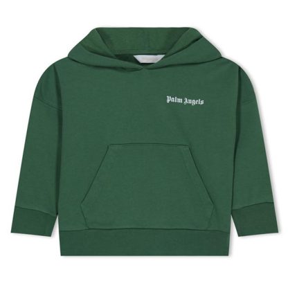 PALM ANGELS Palm Classic OTH Jn34 Kids OTH Hoodies Green 5501 for sale