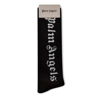 PALM ANGELS Palm Classic Sock Sn34 Men Blk/Wht  for sale