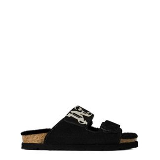 PALM ANGELS Palm Comfy Sndl Ld34 Women Flat Sandals Black for sale