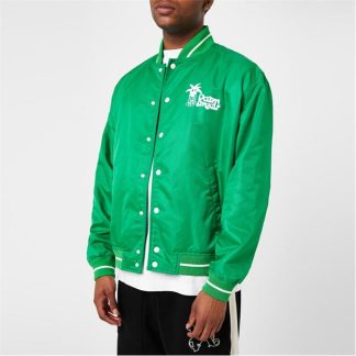 PALM ANGELS Palm Douby Varsity Sn34 Men Green 5501  for sale