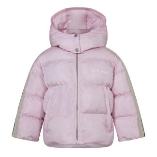 PALM ANGELS Palm Lgo Puffer Jkt Jn34 Kids Puffer Jackets - Heavyweight Pink 23301 for sale