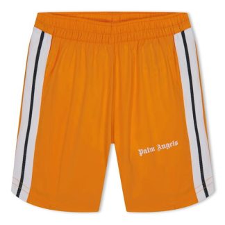 PALM ANGELS Palm Lgo Swim Shrts Jn32 Kids Orange/Wht2001  for sale