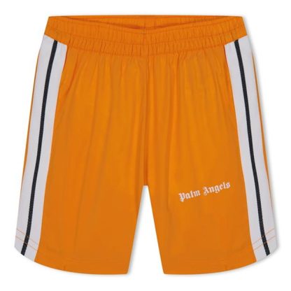 PALM ANGELS Palm Lgo Swim Shrts Jn32 Kids Orange/Wht2001  for sale