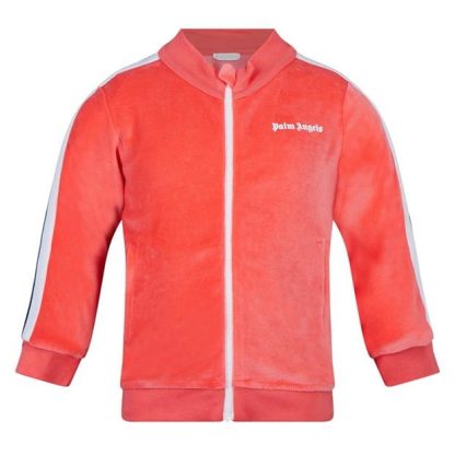 PALM ANGELS Palm Lgo Track Jkt In32 Kids Coral/Wht 2601  for sale