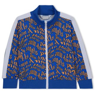 PALM ANGELS Palm Lgo Track Jkt Jn32 Kids Blue/Ornge 4020  for sale