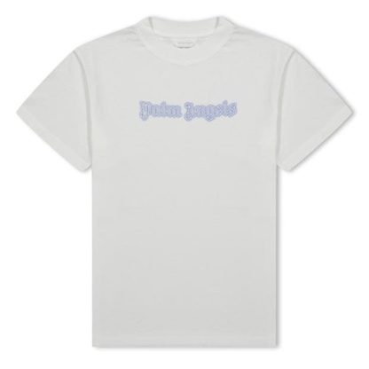 PALM ANGELS Palm Logo T-Shirt Jn42 Kids White 50340  for sale