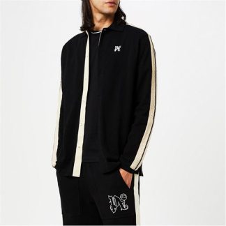 PALM ANGELS Palm Mono Trk shirt Sn34 Men Tracksuit Tops Black for sale